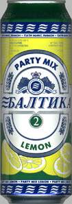 Балтика № 2 Пати Микс лимон 3-2-3