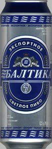 Балтика № 7 экспортное светлое 2-2-1